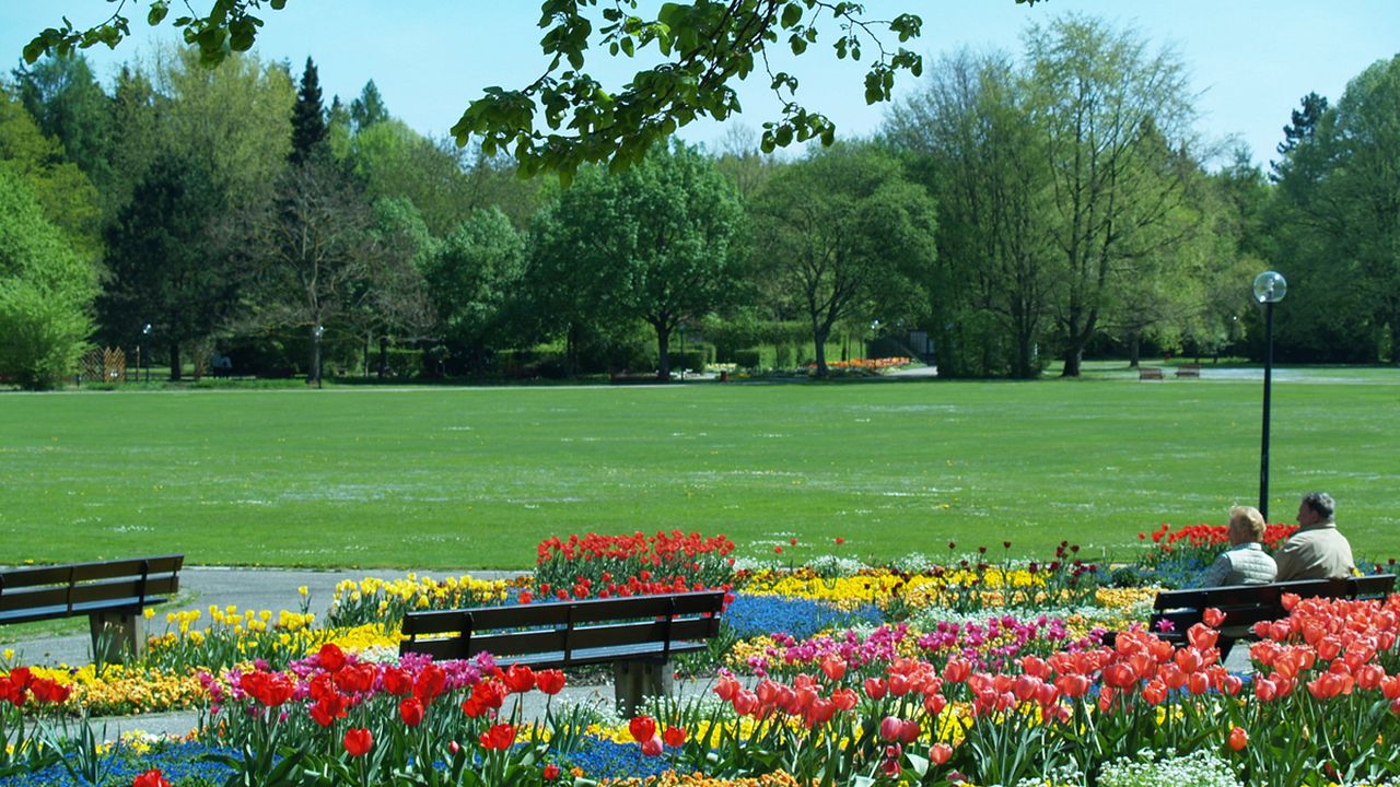 Kurpark, gleich um die Ecke Kurpark, gleich um die Ecke